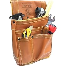 Amazon.co.jp: MIKIHATO印 マチ付き 腰袋 No.10 エバー革 茶 32